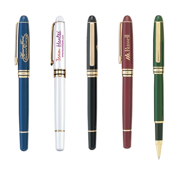 Deluxe Double Pen Set with Danish Ballpoint & Rollerball