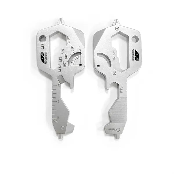 GearCard 20-in-1 Smart Key Multi-Tool Steel Wallet