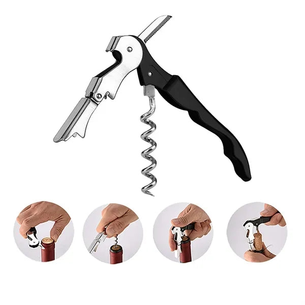 Stainless Steel Corkscrew Wine Bottle Opener