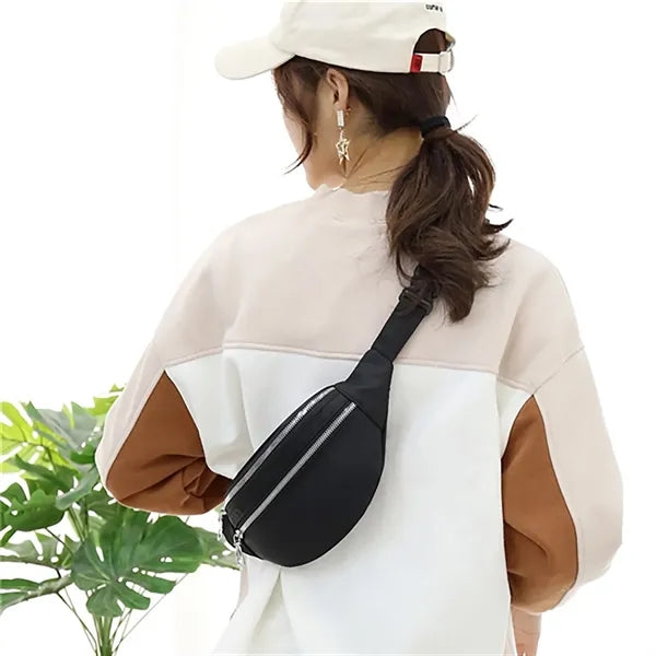 Zipper Purse Belt Tote bag