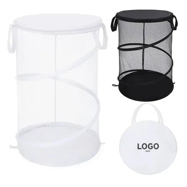 Collapsible Mesh Laundry Basket