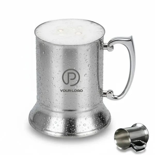 18oz stainless steel beer mug for bar party outdoor events