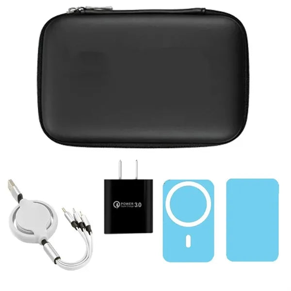 4in1 Retractable cables Magsafe Charger 5000mah Wall Adapter