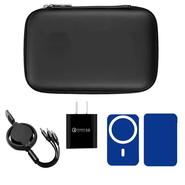 4in1 Retractable cables Magsafe Charger 5000mah Wall Adapter