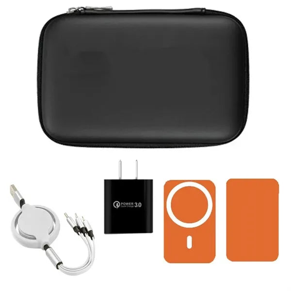 4in1 Retractable cables Magsafe Charger 5000mah Wall Adapter
