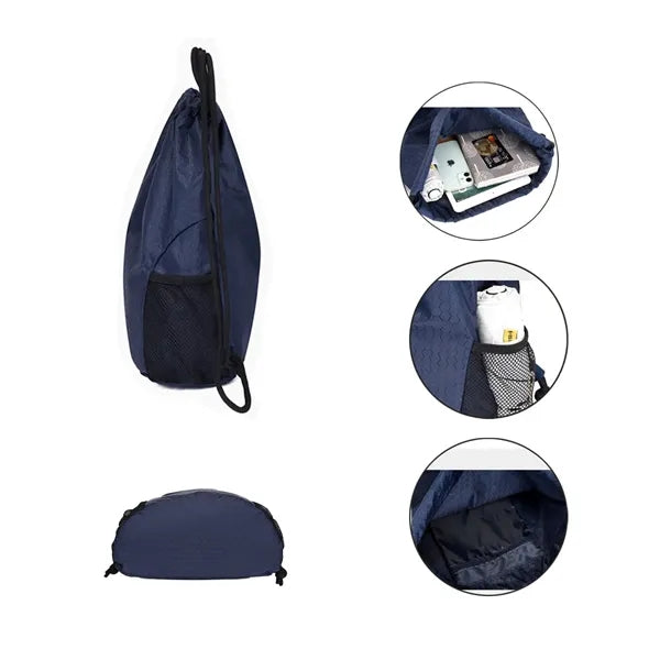 Sporty and stylish nylon large-capacity backpack