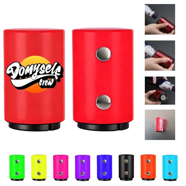 Magnetic Push-Style Automatic Bottle Opener