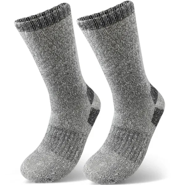 Ultra-warm fleece-lined socks for outdoor and indoor comfort