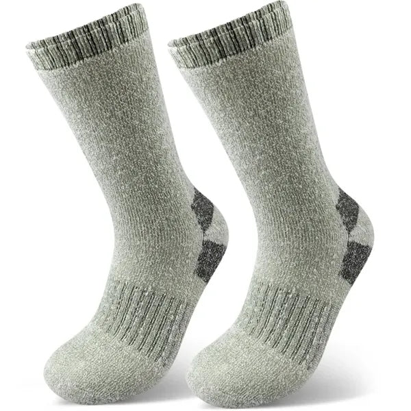 Ultra-warm fleece-lined socks for outdoor and indoor comfort