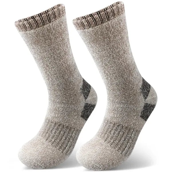 Ultra-warm fleece-lined socks for outdoor and indoor comfort
