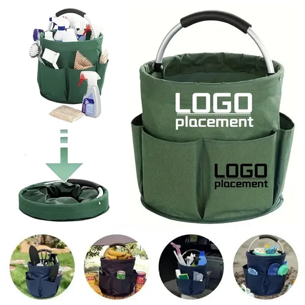 Foldable Portable Tote For Picnic Garden Tools Outdoor Stora