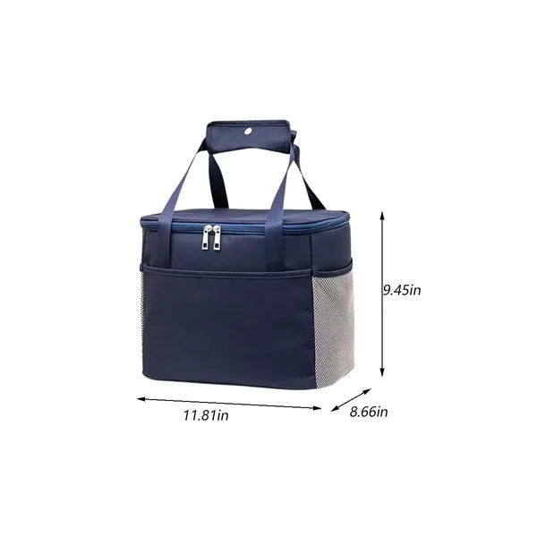 Large insulated cooler bag for lunch picnic travel office
