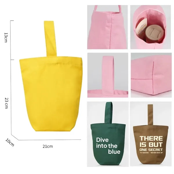 Small Canvas Gifts Tote Bags for Festival Packing