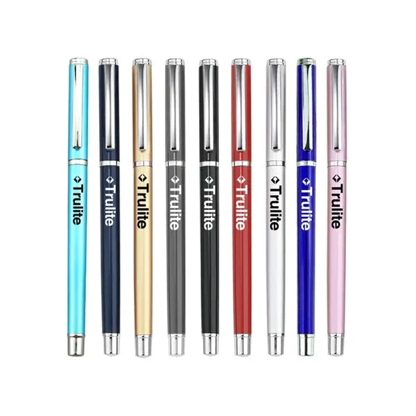 Metal Gel Pen with Cap