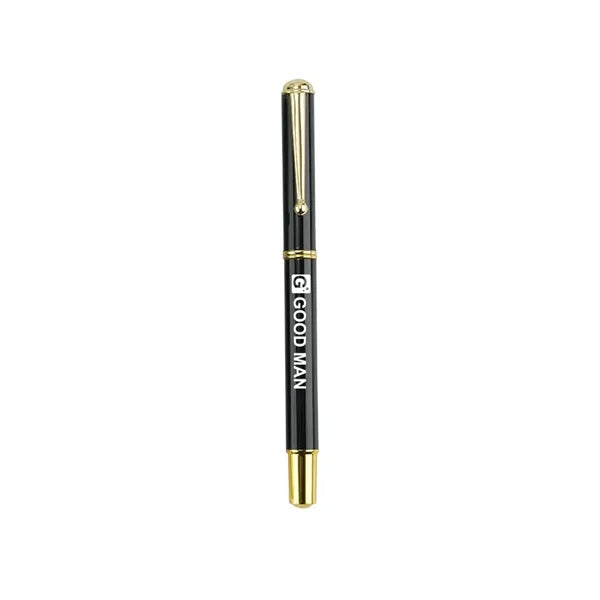 Metal Gel Pen with Cap