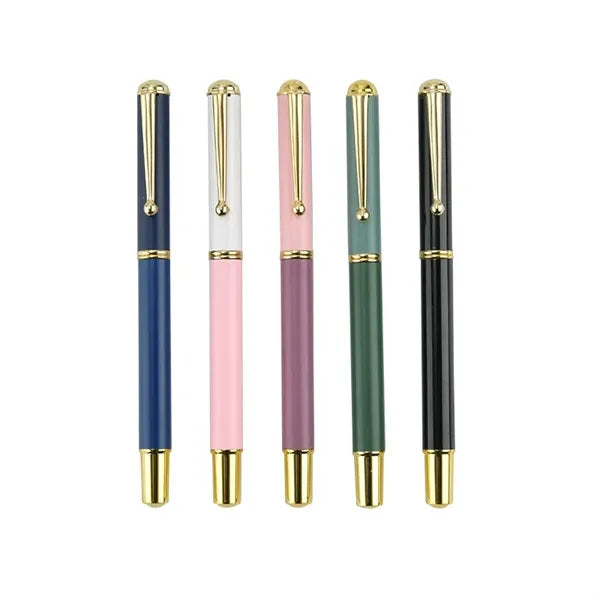 Metal Gel Pen with Cap