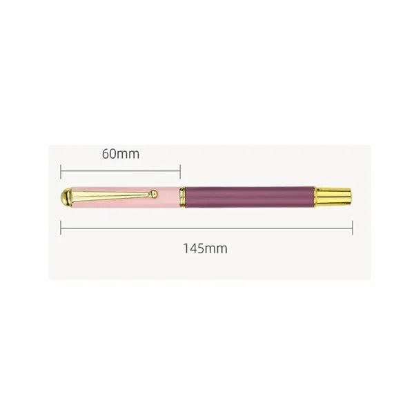 Metal Gel Pen with Cap