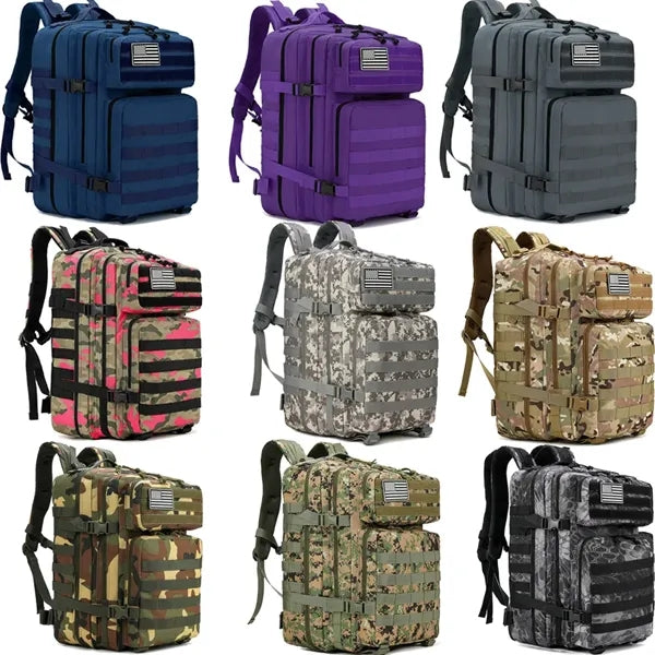 Mens Large Tactical Military Rucksack Backpack Bug Out Bags
