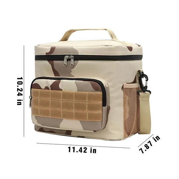 Large insulated cooler tote bag for picnic beach travel
