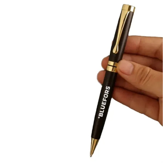 Elegant Wood & Metal Signature Pen - Professional