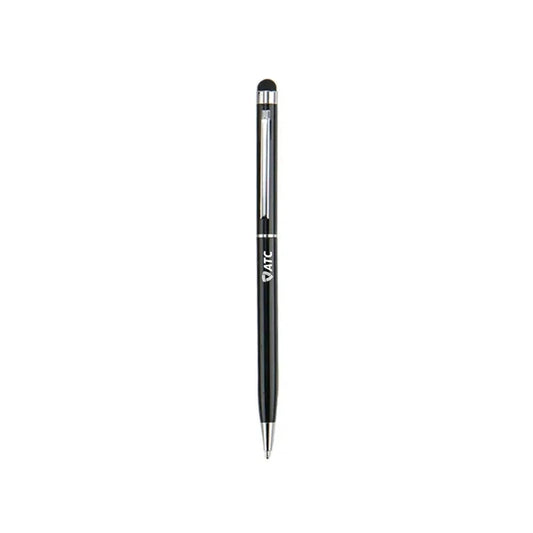 Metal Click Gel Pen with Stylus 2-in-1