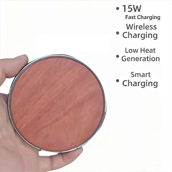 Wooden 15W Wireless Charger
