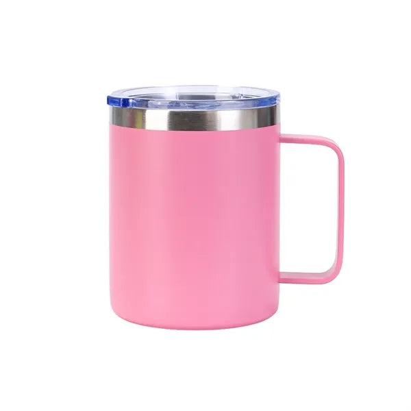 Premium 12oz Stainless Steel Mug with Handle