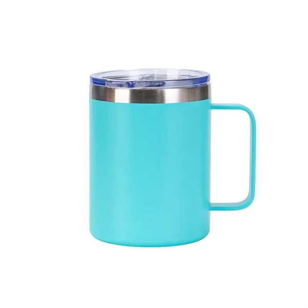 Premium 12oz Stainless Steel Mug with Handle