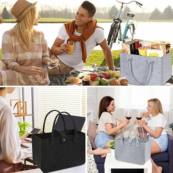 Foldable Felt Tote Bags