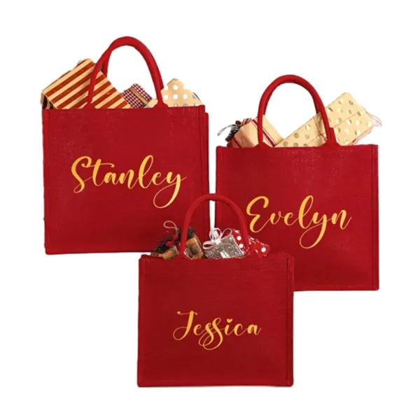Christmas Red Eco-Friendly Gift Bags