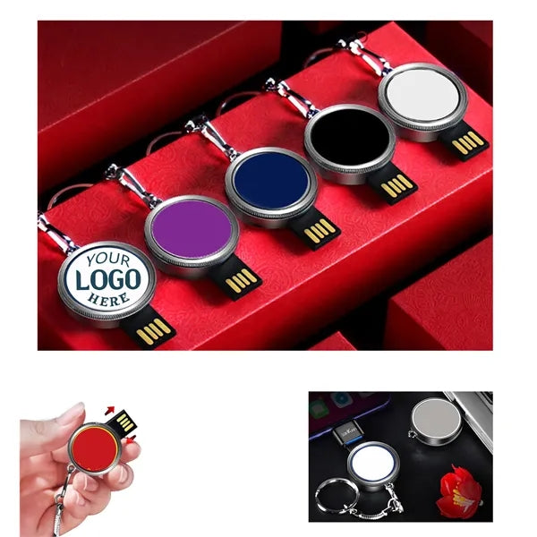 USB Flash Drive w/ Keychain