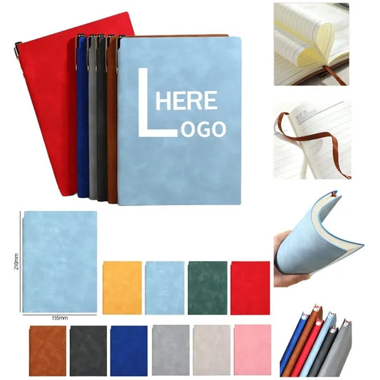 A5 Soft Leather Business Planner Notebook