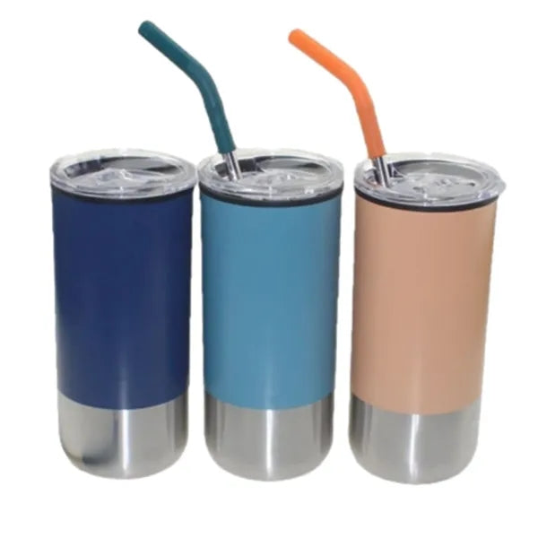 18oz Double Layer Car Straw Mug