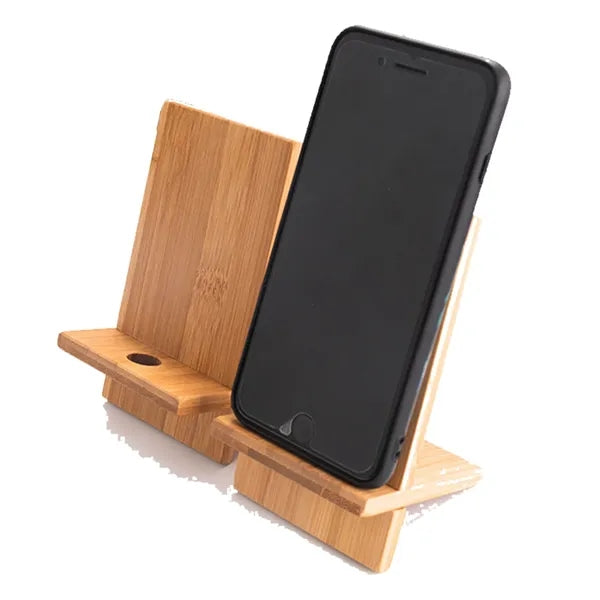 Bamboo Wood Cell Phone Stand