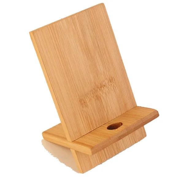 Bamboo Wood Cell Phone Stand