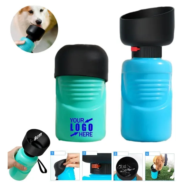18oz Squeeze Pet Water Cup 2 in 1