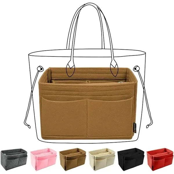 Felt Tote Bag Organizer Insert Medium Size