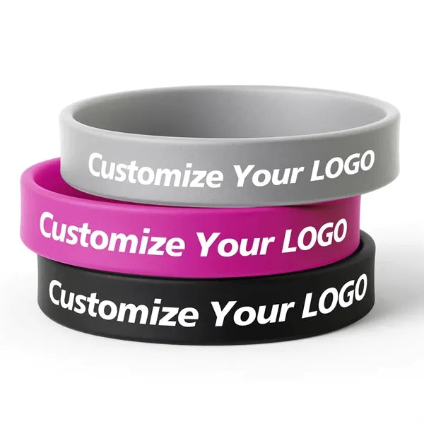 Silicone Wristbands (Print/Engrave/Emboss/Deboss)
