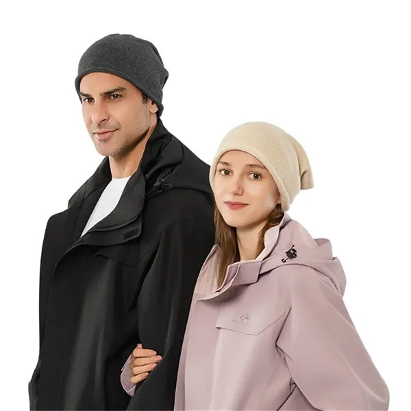 Unisex Wool Slouchy Beanie Hat for Winter Outdoor Casual