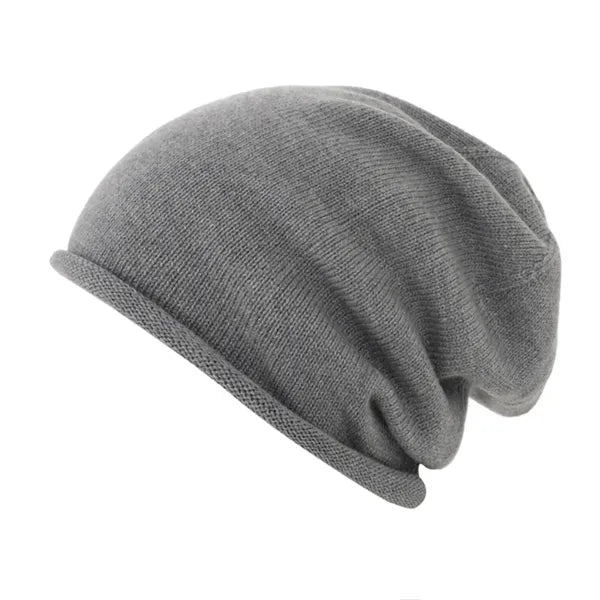 Unisex Wool Slouchy Beanie Hat for Winter Outdoor Casual