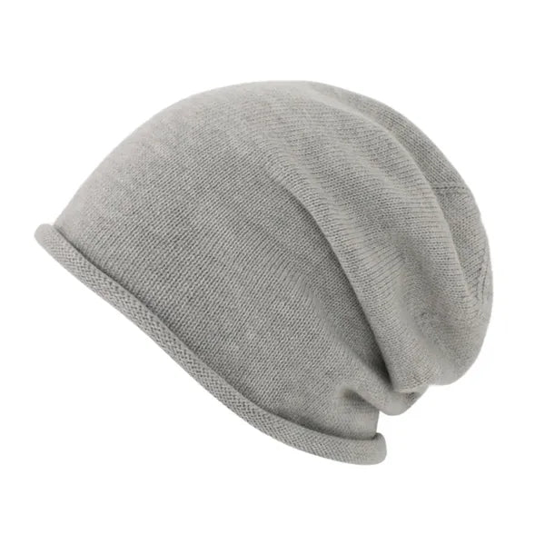 Unisex Wool Slouchy Beanie Hat for Winter Outdoor Casual