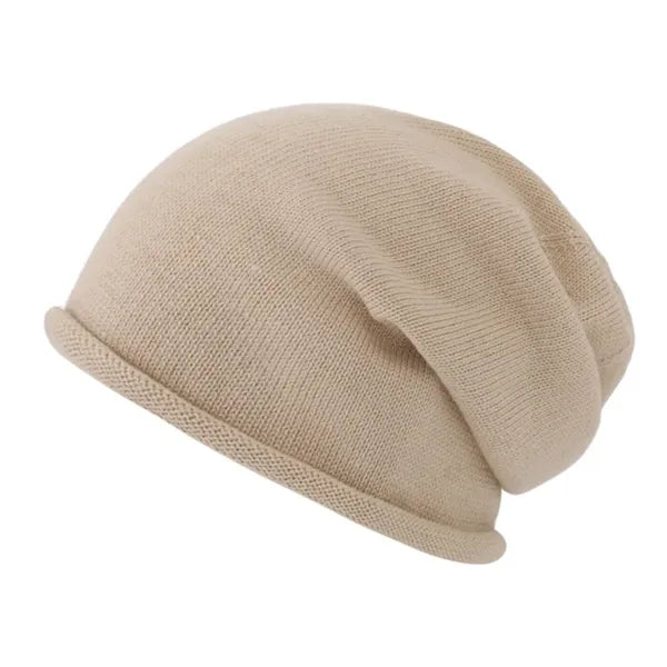 Unisex Wool Slouchy Beanie Hat for Winter Outdoor Casual