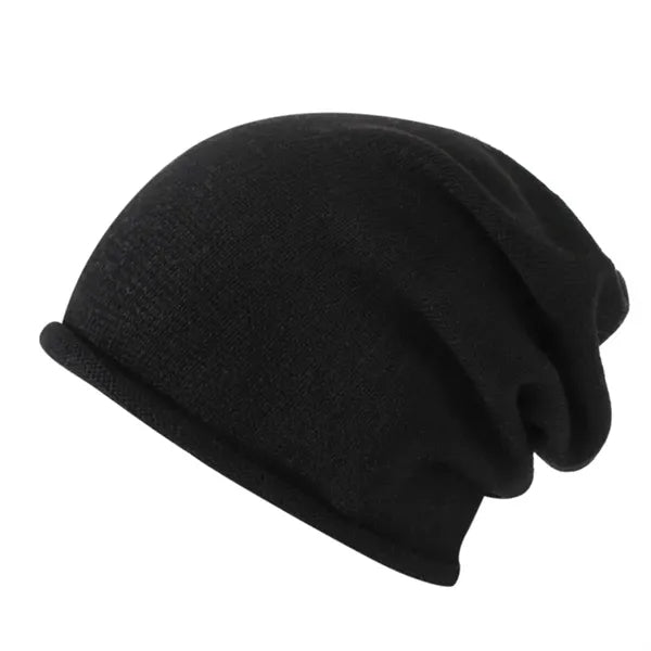 Unisex Wool Slouchy Beanie Hat for Winter Outdoor Casual