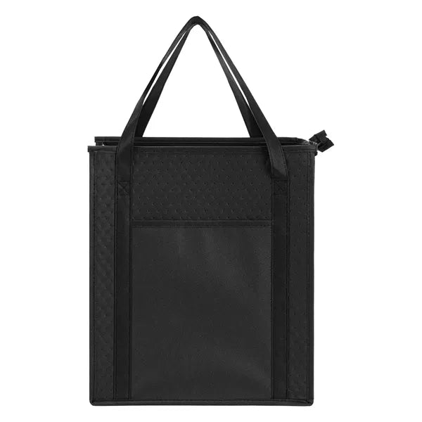 Non-Woven Insulated Cooler Tote Bag With Front Pocket