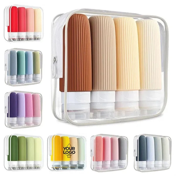 4 Pack 3 oz Travel Bottles for Toiletries