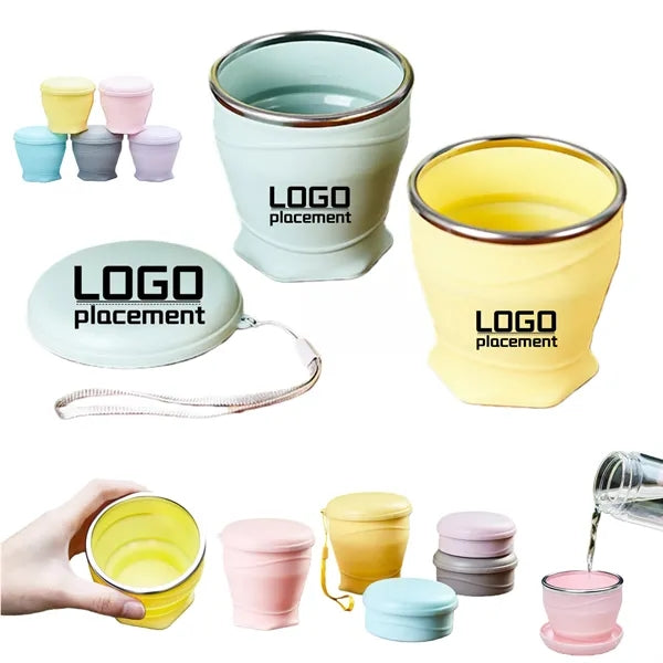 Silicone Macaron Foldable Cup 8.8oz With Cute Fun Shape