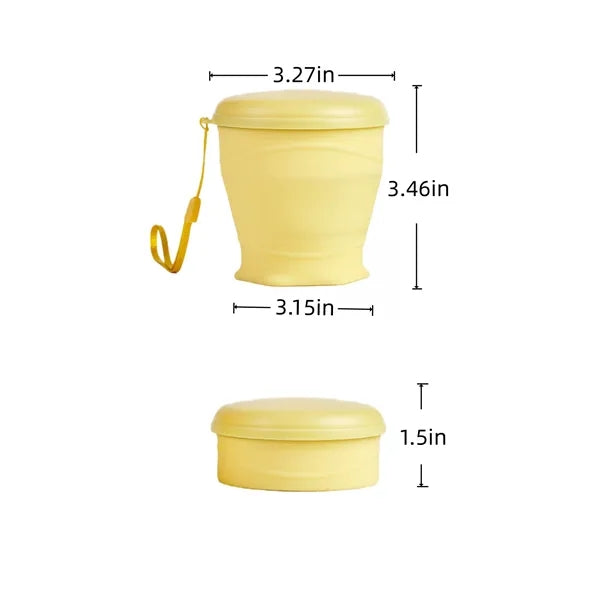 Silicone Macaron Foldable Cup 8.8oz With Cute Fun Shape