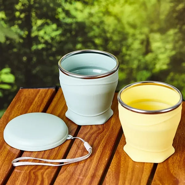 Silicone Macaron Foldable Cup 8.8oz With Cute Fun Shape