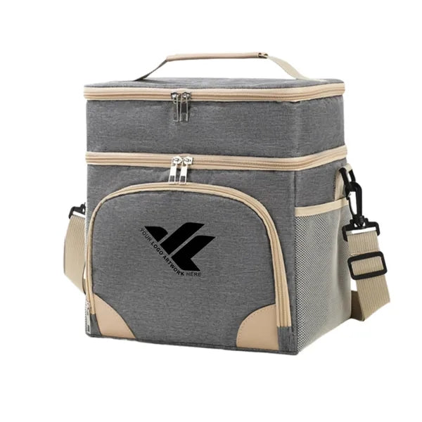 Double-layer insulated Oxford cloth large-capacity