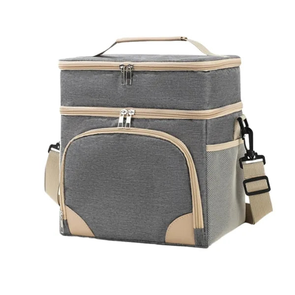 Double-layer insulated Oxford cloth large-capacity